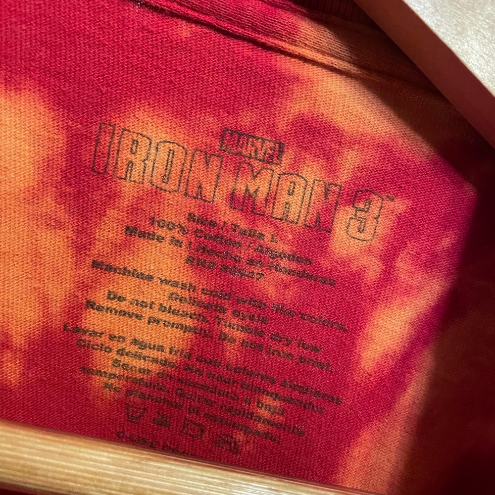 Iron Man 3 Custom One Of One Spiral Reverse Dye - image 3